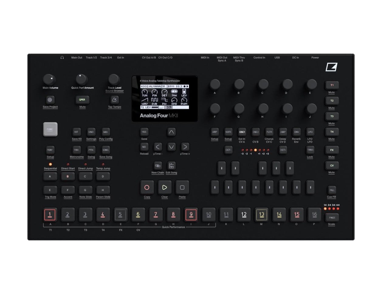 Elektron Analog Four 初期 Elektron Analog Four Review and Builder Profile | Performer Mag