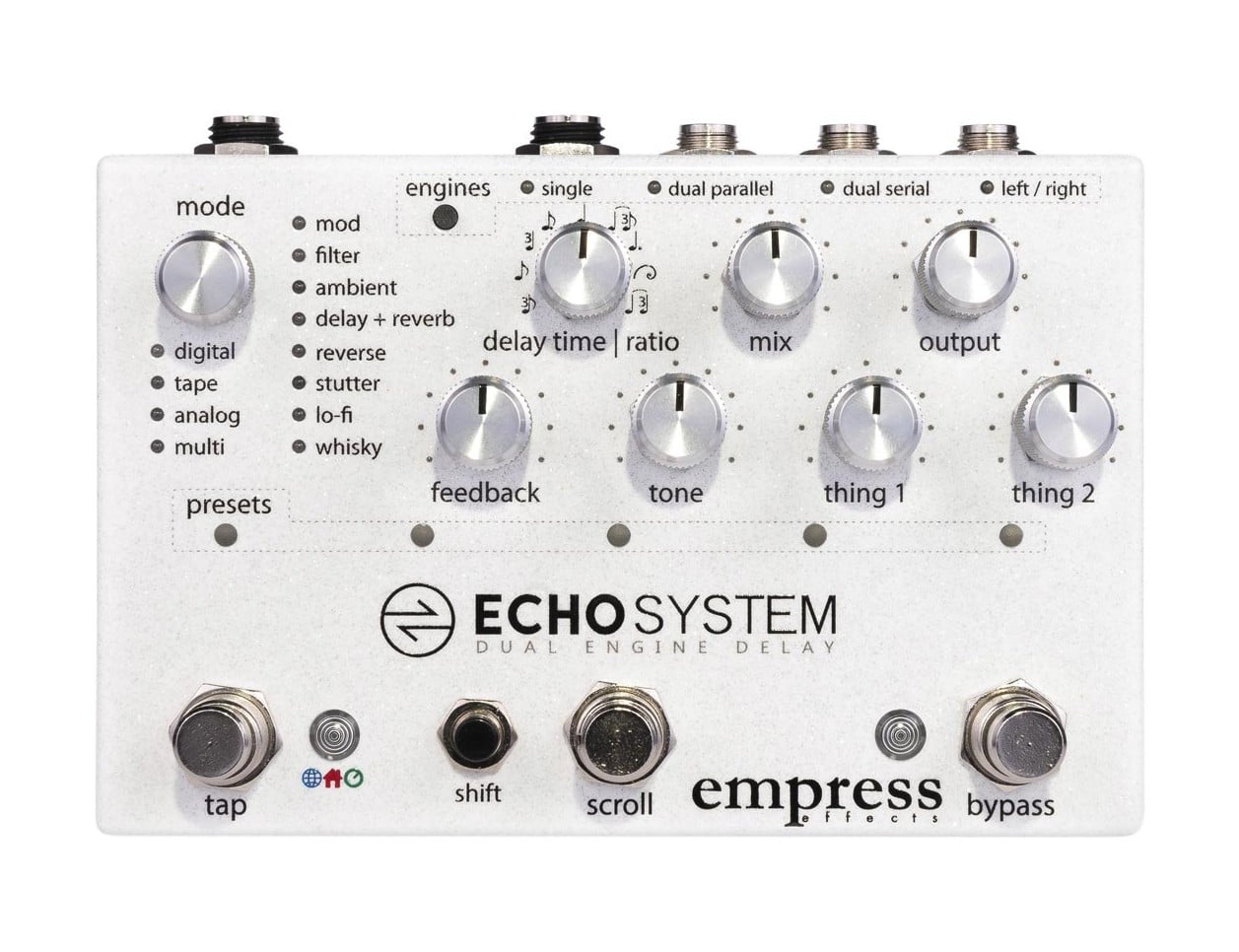 Empress Effects Echosystem Delay + Reverb Pedal