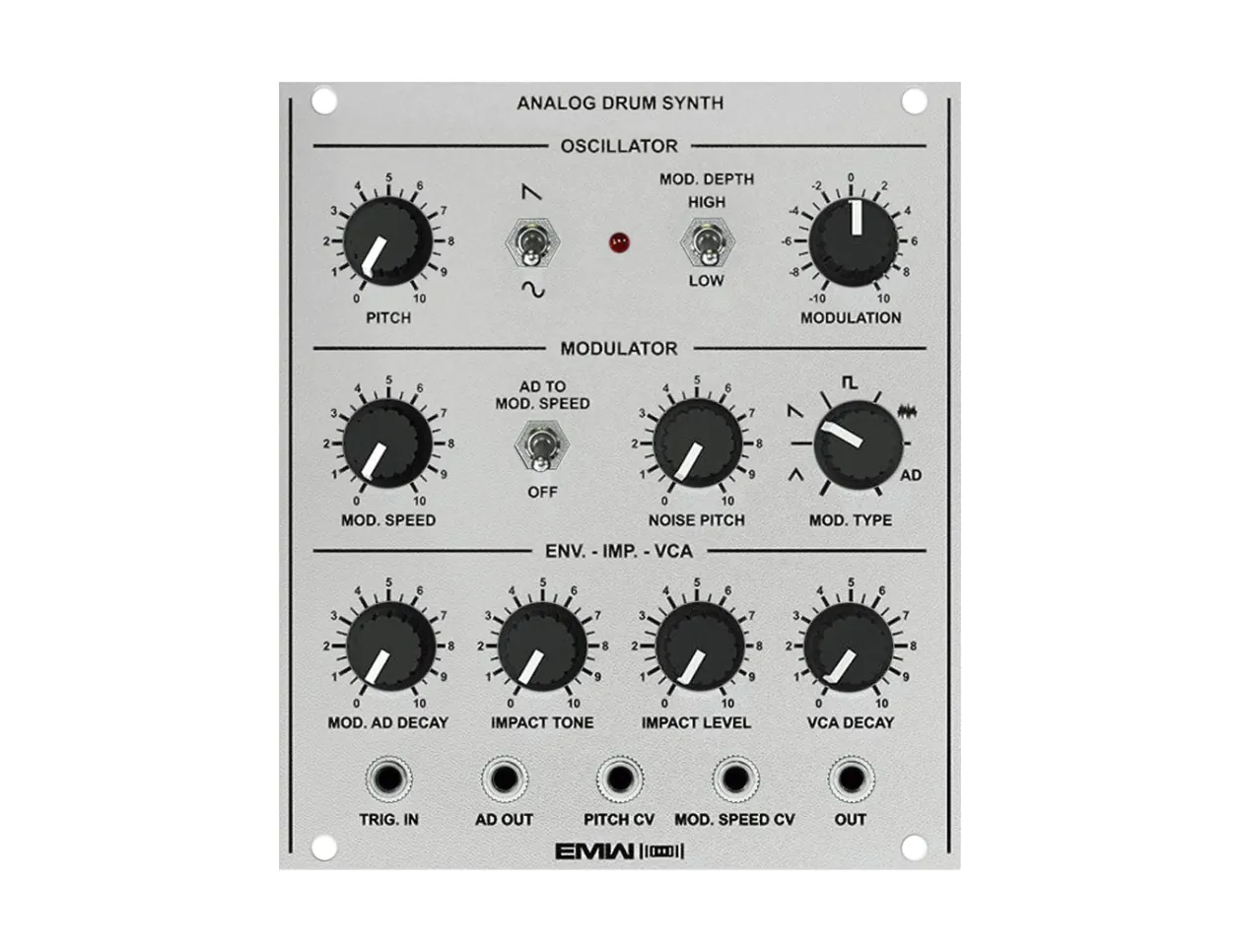 EMW Analog Drum Synth (Silver)
