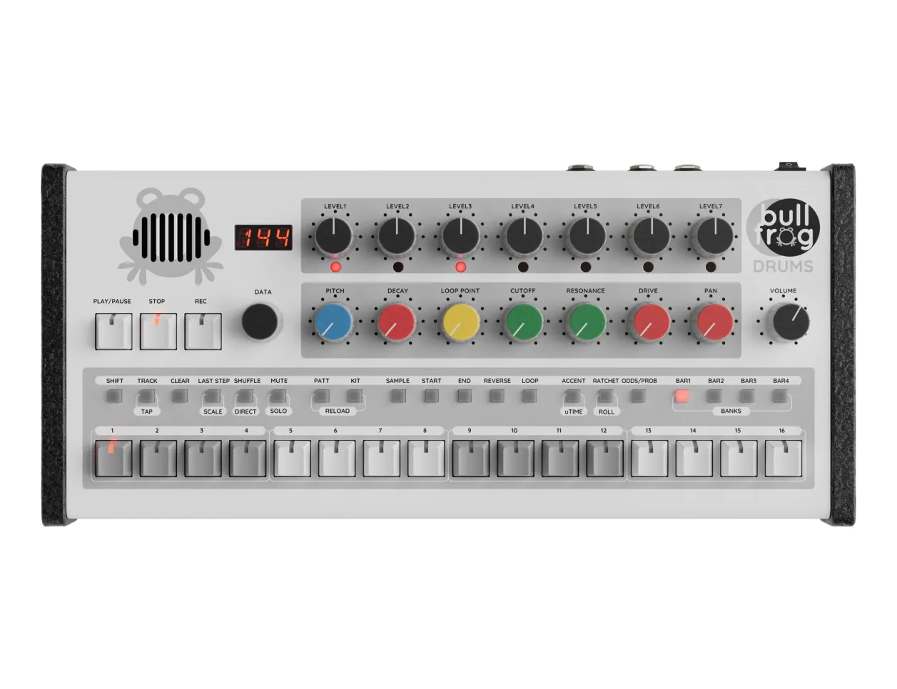 Erica Bullfrog Drums Sample-Based Drum Machine