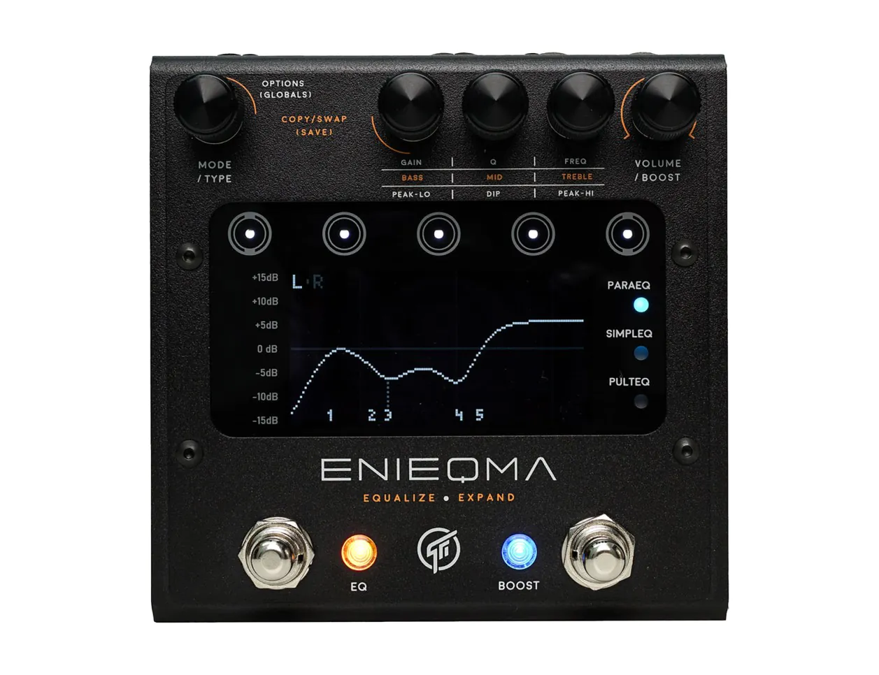 GFI Enieqma Dual-Channel EQ + Booster Pedal