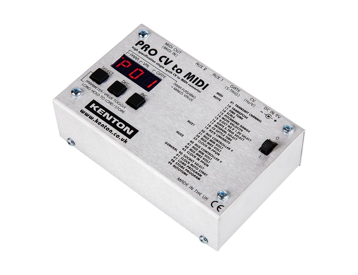 KENTON Pro 2 MIDI/CV コンバーター Kenton Pro CV to MIDI Converter