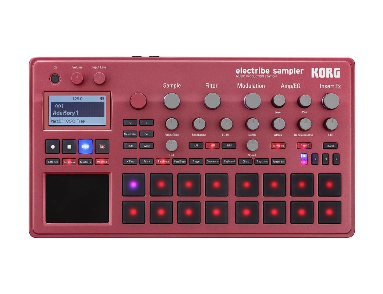 鍵盤楽器 KORG electribe sampler electribe2s Korg Electribe S 2 Sampler Production Station Red