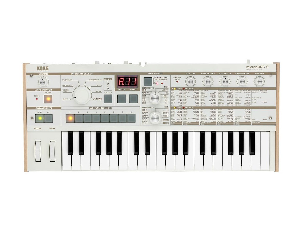 Korg Microkorg-S Virtual Analog Synthesizer