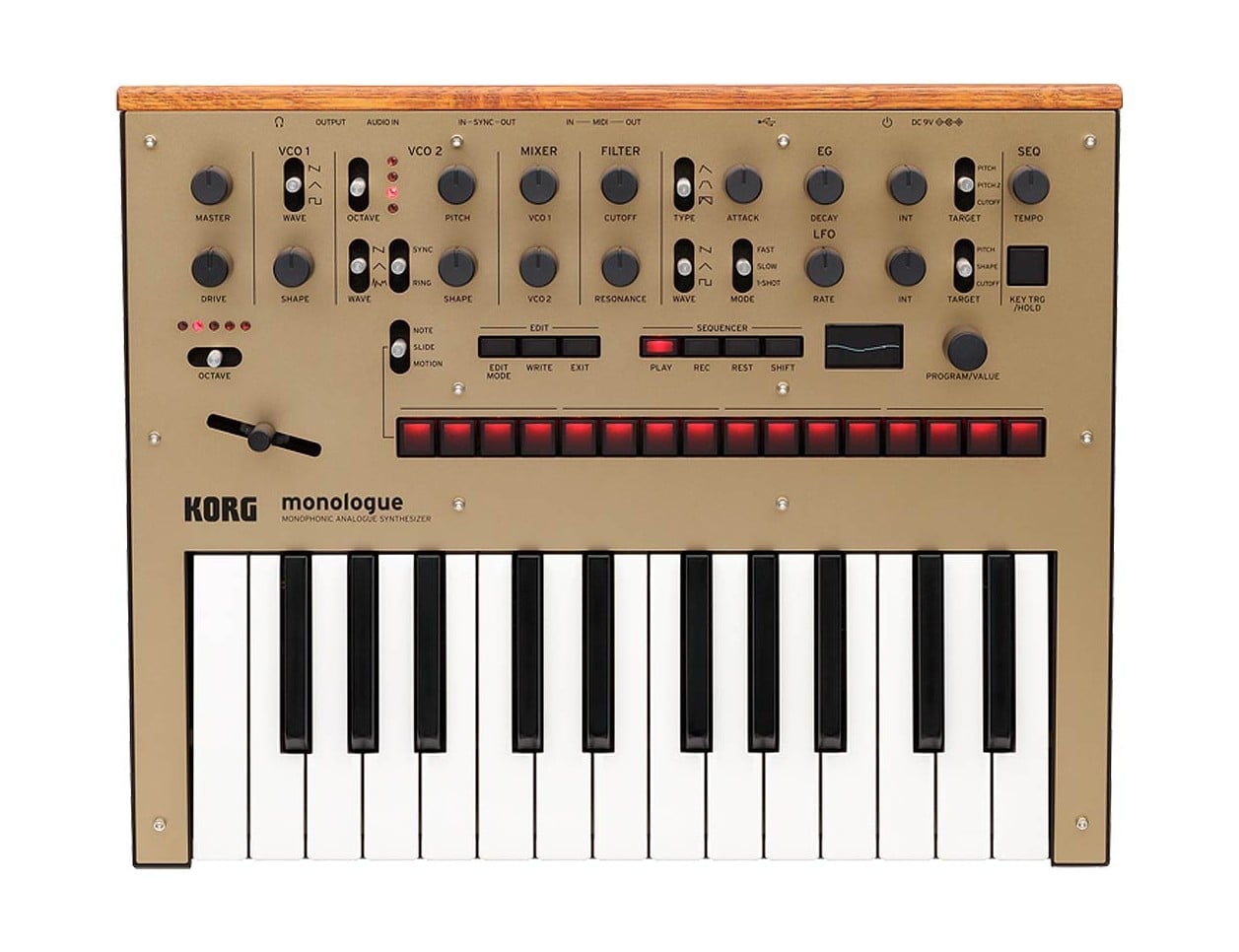 Korg Monologue Analog Monophonic Synthesizer Gold