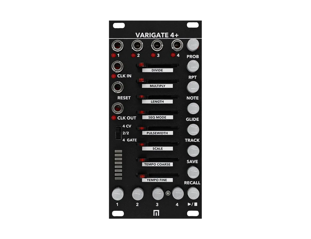 Malekko Varigate 4+ 8-Step Sequencer (Black)