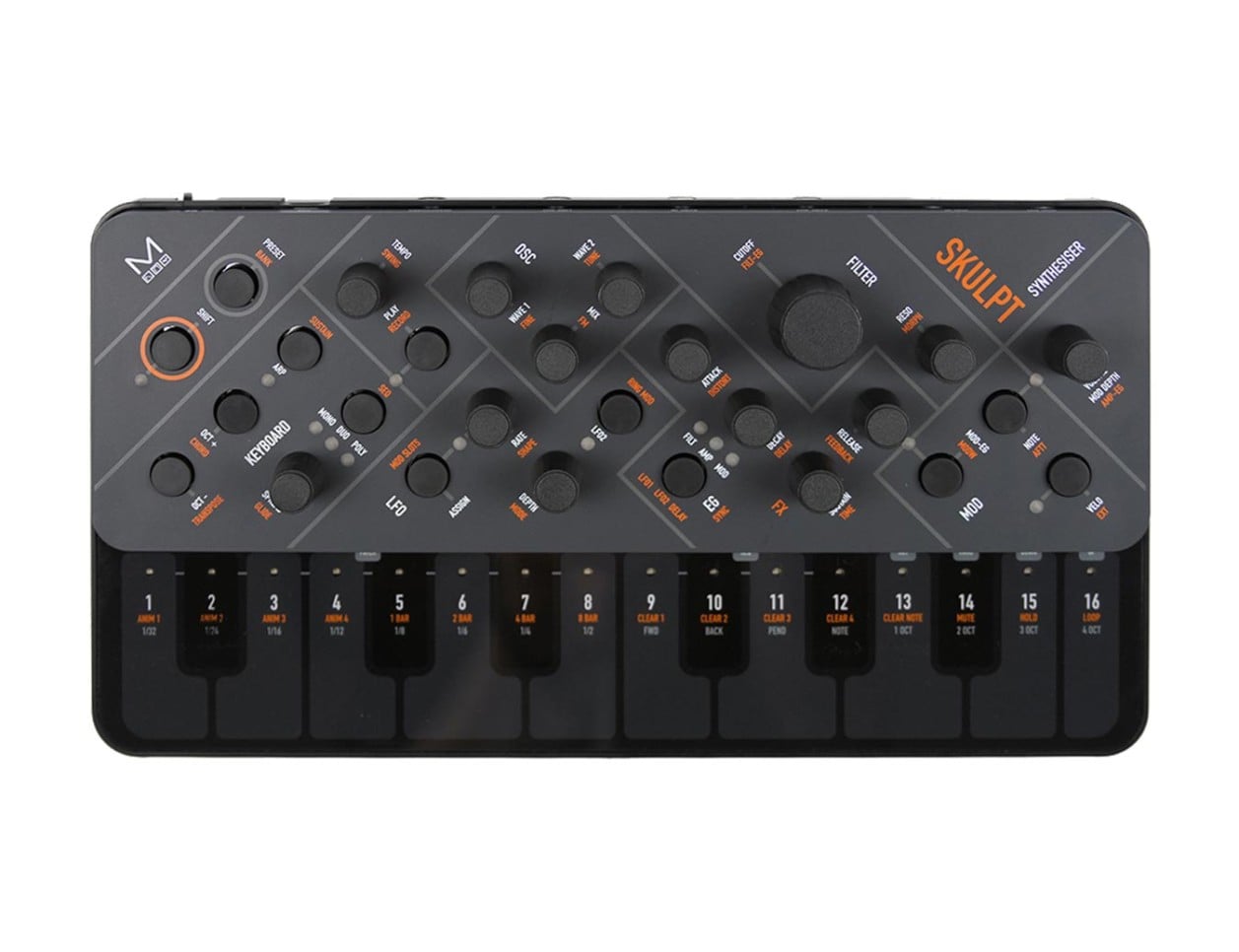 鍵盤楽器 MODAL SKULPT SYNTHESIZER Modal Electronics Skulpt SE Portable 4 Voice Virtual Analog