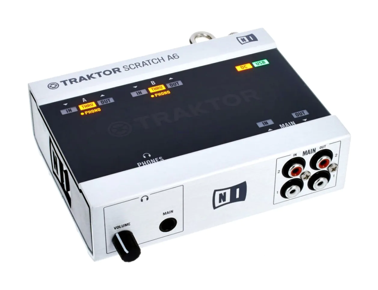 A6 Scratch Traktor Instruments Native インターフェース DVS 付属品あり A6 SCRATCH TRAKTOR DVS Bundle Interface DJ機材