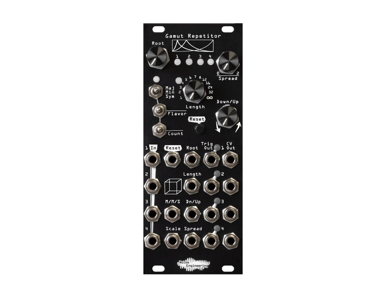 鍵盤楽器 Noise Engineering Gamut Repetitor Noise Engineering Gamut Repetitor (Black)