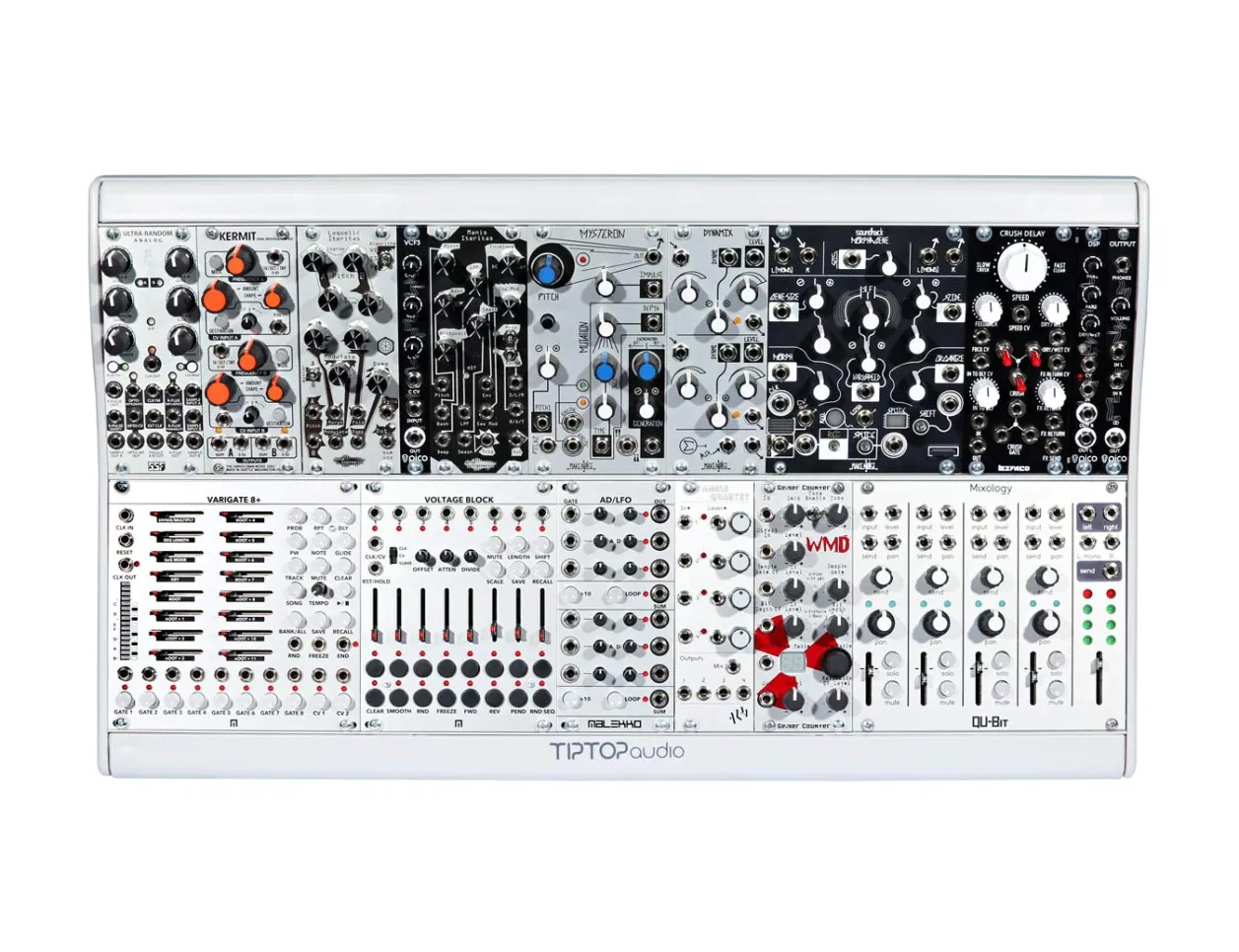 Perfect Circuit Glitch Series Deluxe Eurorack Modular Synthesizer System Front Angle