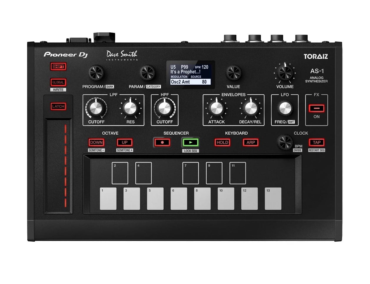 Pioneer DJ Toraiz AS-1 アナログシンセ Pioneer Toraiz AS-1 Analog Synthesizer
