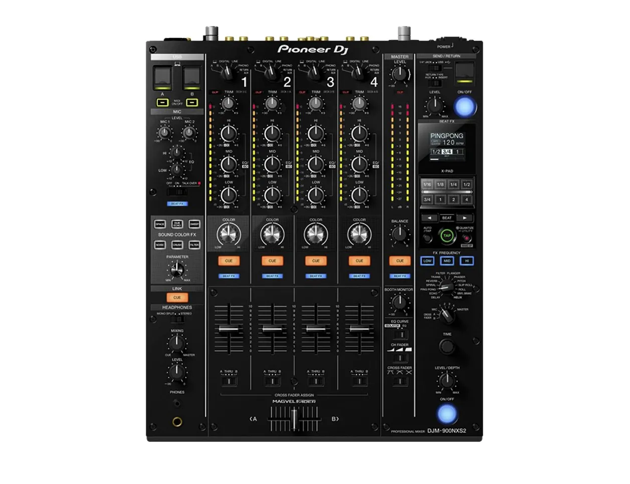 Pioneer DJ DJM-900NXS2 4チャンネルミキサー DJM-900NXS2 4 CH Digital Pro-DJ Mixer