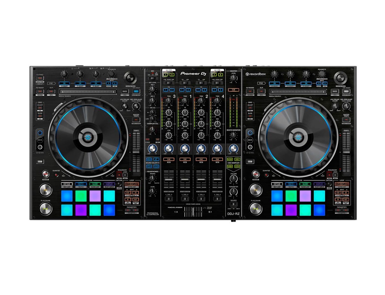Pioneer DJ DDJ-RZ 4 Channel rekordbox dj Controller