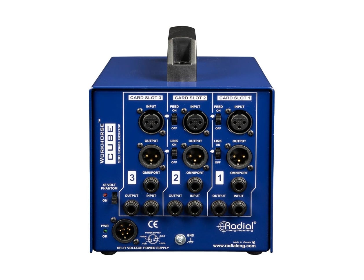 Cube 3-Slot Lunchbox 500 Series Chassis