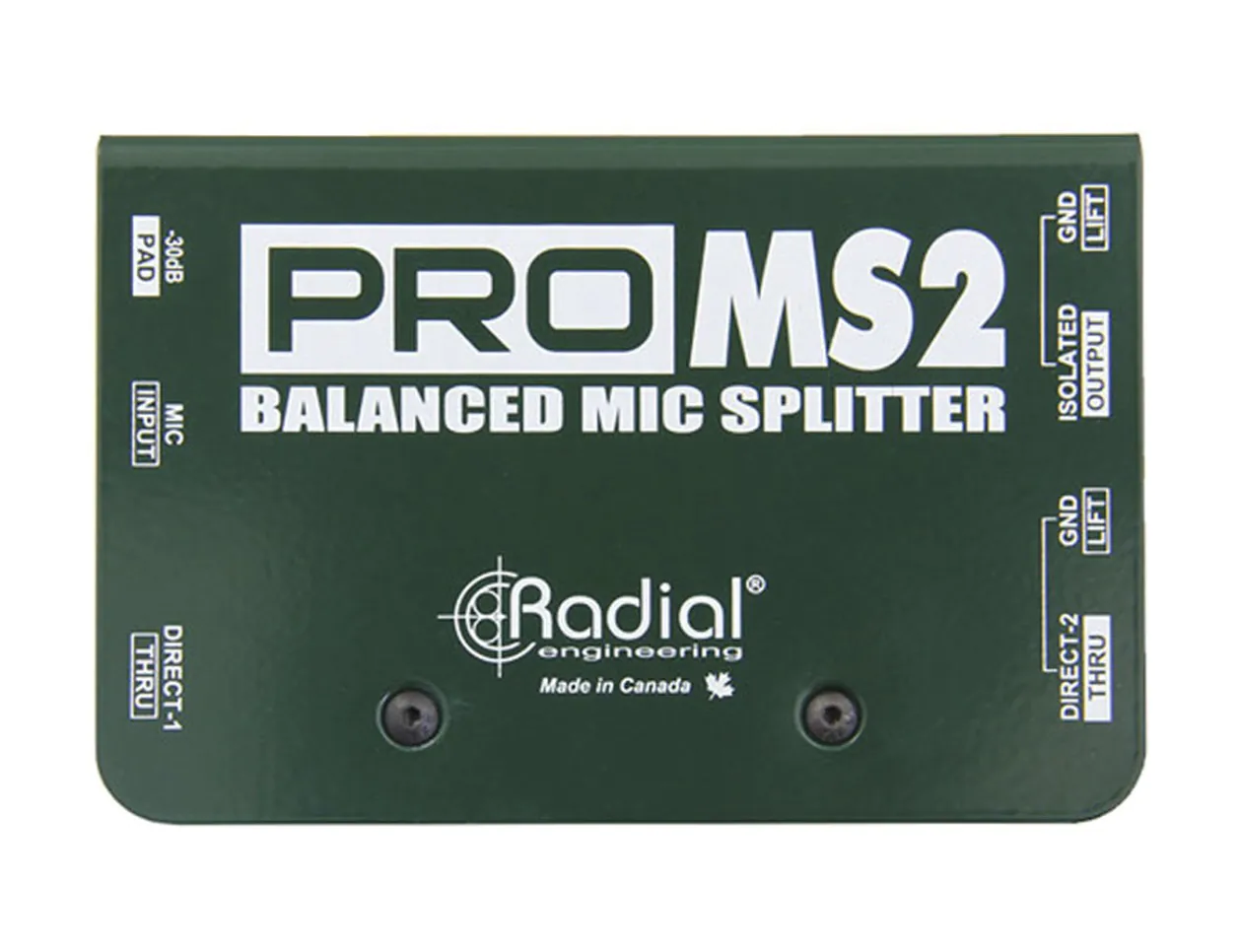Radial ProMS2 Passive Microphone Splitter