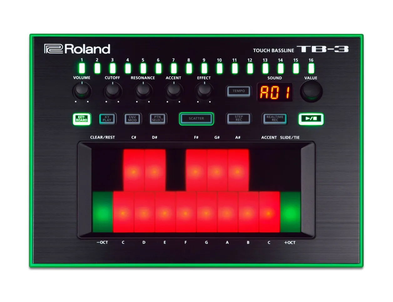 美品 Roland TB-3 Touch Bassline Roland TB-3 Touch Bassline Bass Synthesizer