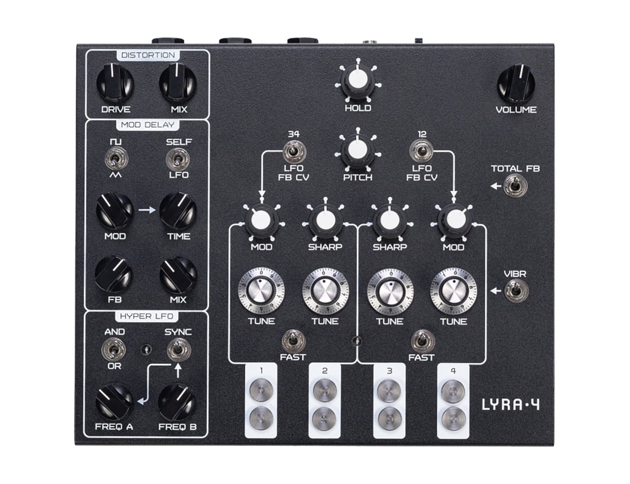SOMA Lyra-4 Organismic Drone Synthesizer