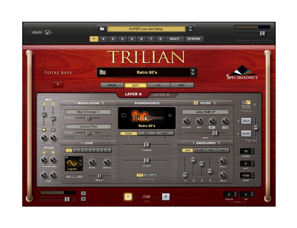 Spectrasonics Trilian Virtual Bass Instrument