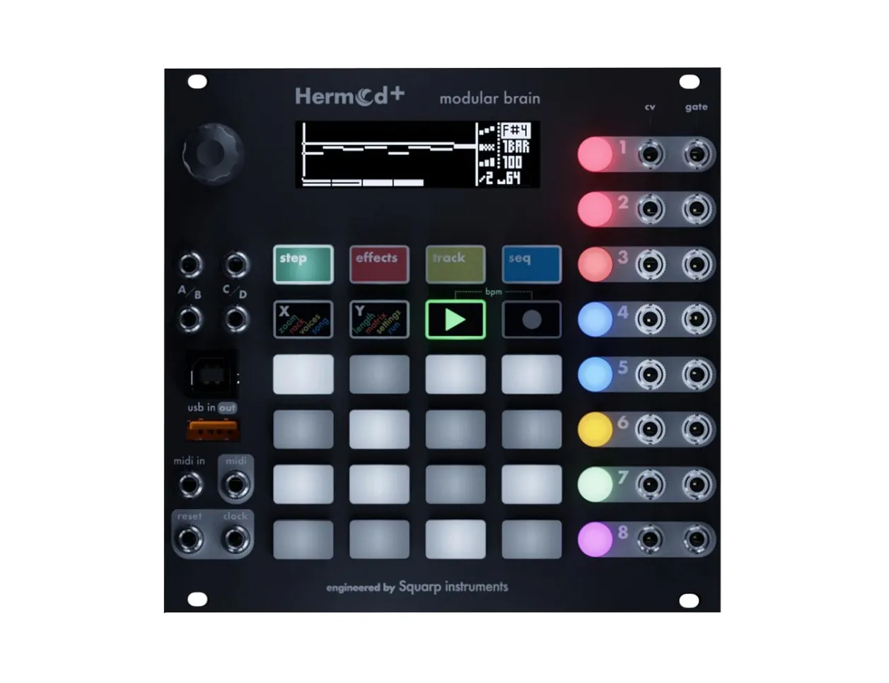 Squarp Instruments Hermod モジュラーシーケンサー Hermod+ sequencer | Squarp instruments