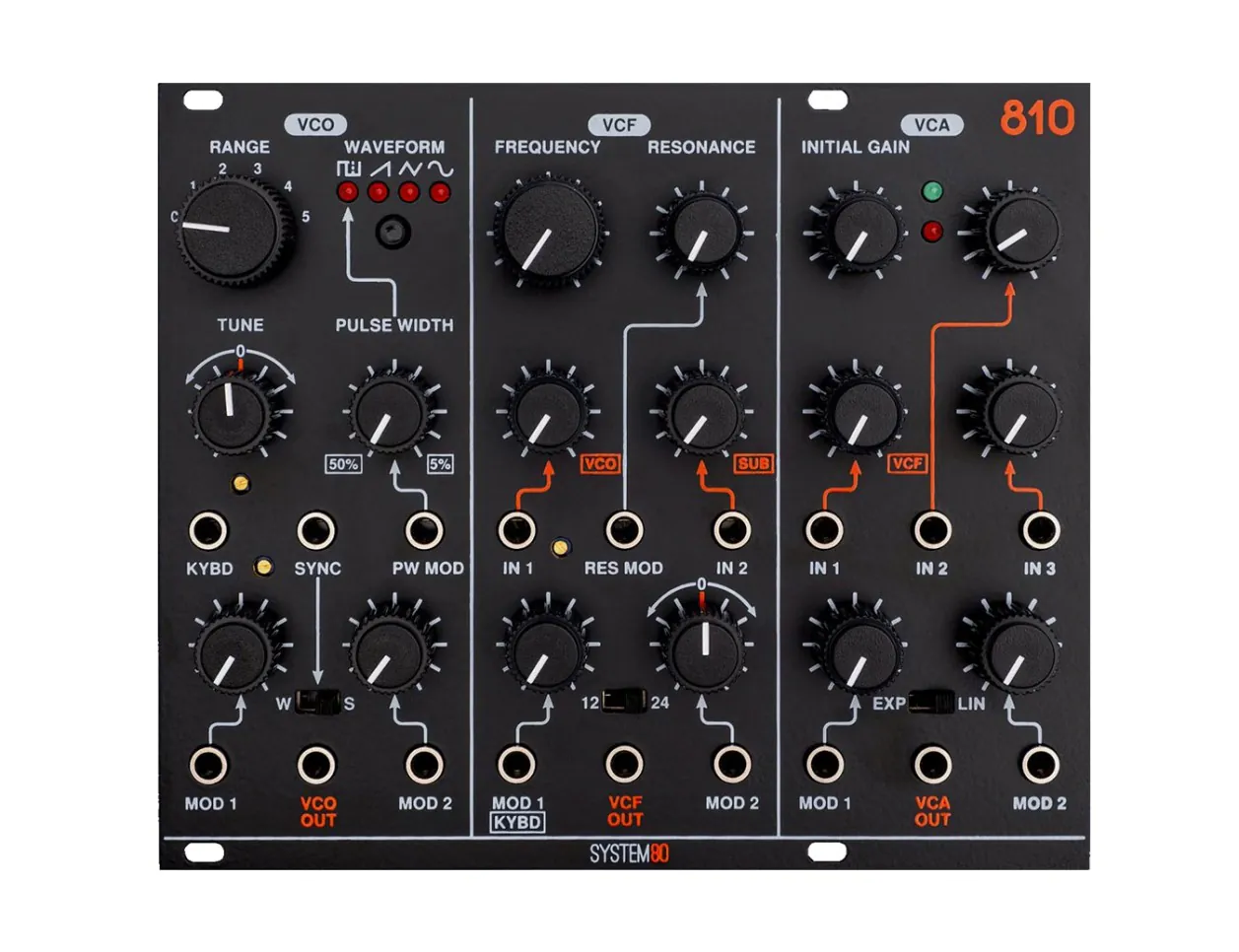 System 80 810 Mk2 Full Synth Voice Eurorack Module