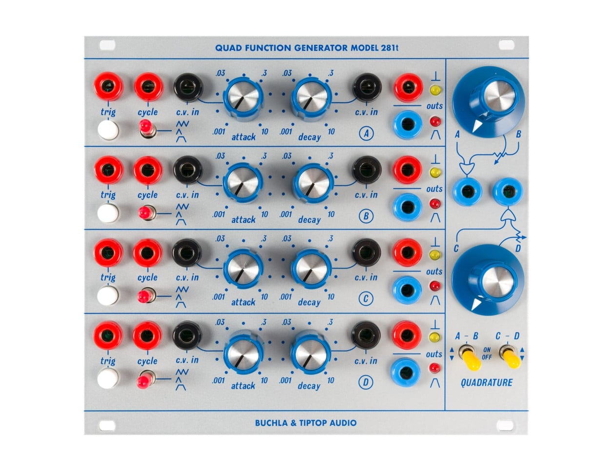 鍵盤楽器 Buchla Quad Function Generator Model 281 Tiptop Buchla 281t Quad Function Generator