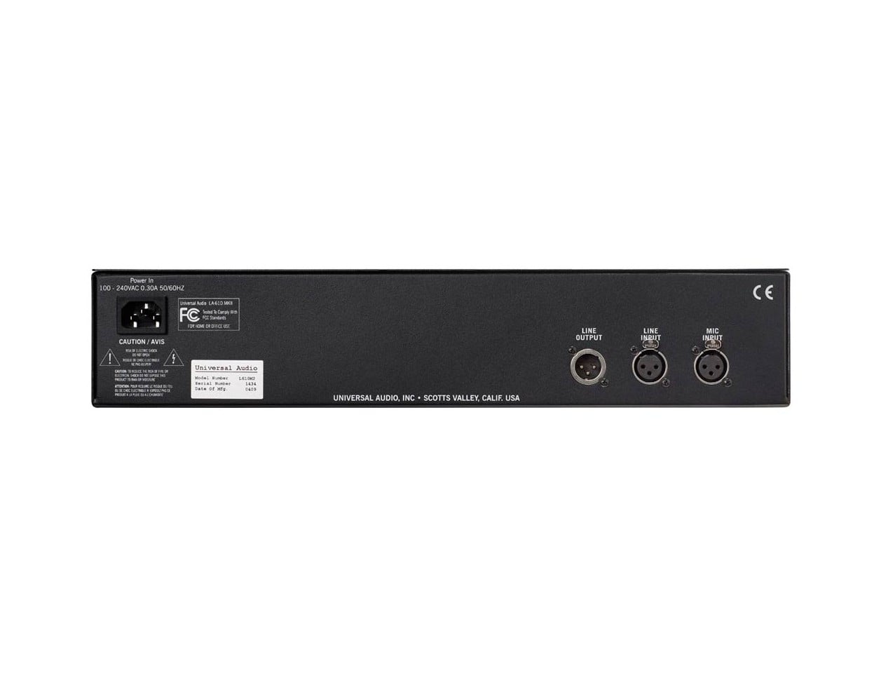 Universal Audio LA-610 MkII Tube Channel