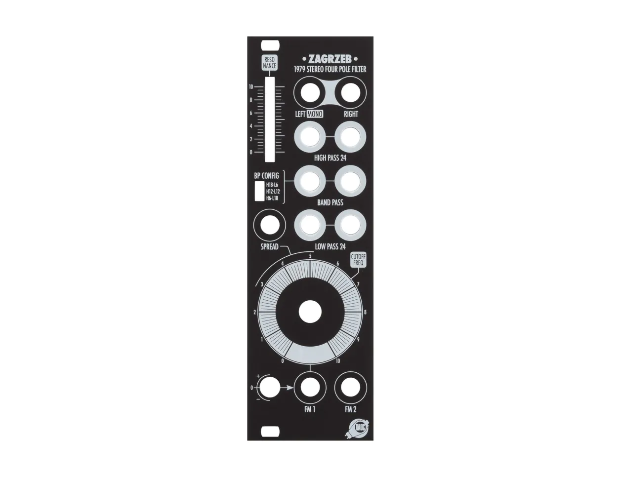 XAOC Devices Zagrzeb Replacement Panel (Black)