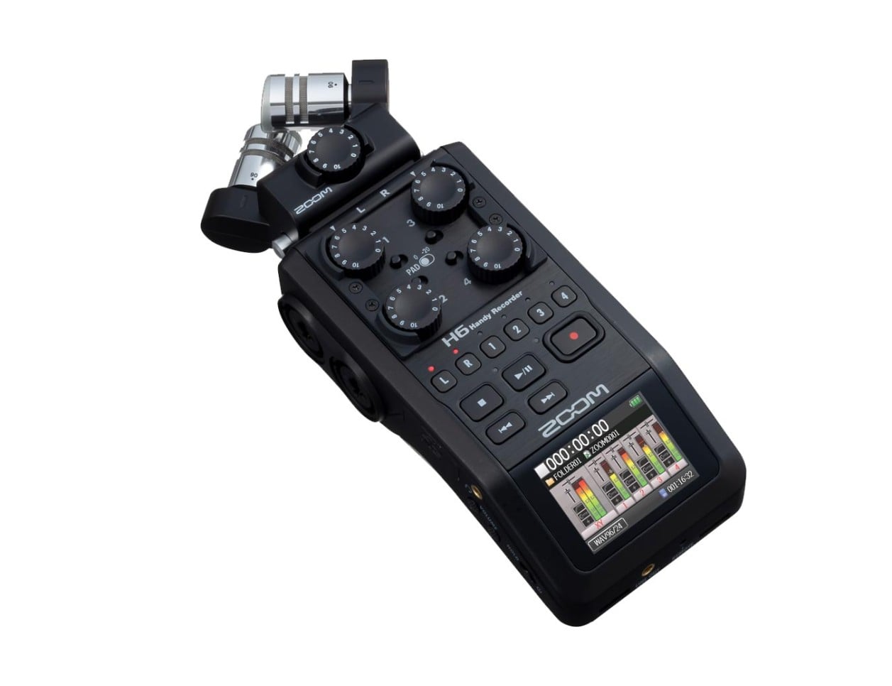 【極美品】ZOOM H6 Black Zoom H6 All Black Field Recorder