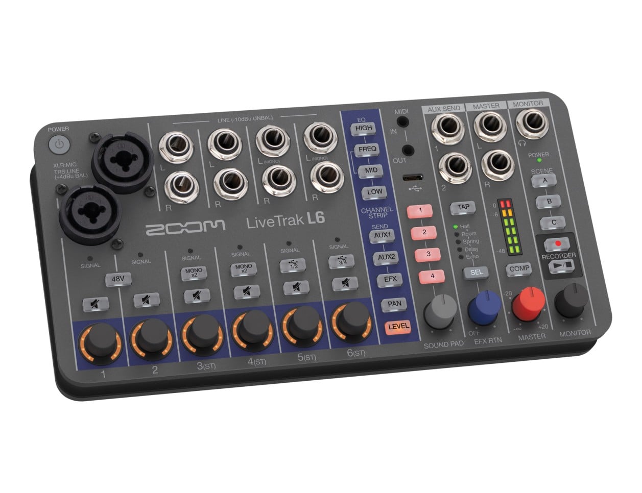 ZOOM LiveTrak L6 とERL-6 Zoom LiveTrak L6 Portable Mixer + Recorder