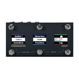 ギター Morningstar FX MC6 MIDI CONTROLLER Morningstar MC6 PRO Pedalboard MIDI Controller