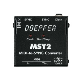 Doepfer MSY2 MIDI-to-SYNC Converter 【赤】 Doepfer MSY2 MIDI to DIN Sync Interface
