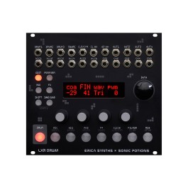 鍵盤楽器 Erica Synths Sample Drum Used Erica Synths SAMPLE DRUM Rackmount Keyboard Brain