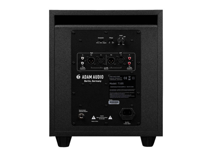 Adam T10S Active Studio Subwoofer - Perfect Circuit