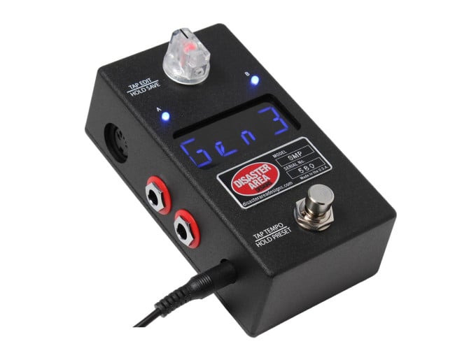 ギター NosePedal Nose Multi Tap Tempo Disaster Area SMARTClock Gen3 MIDI Clock Pedal - Perfect Circuit