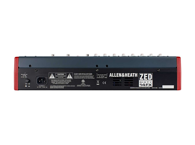 Allen & Heath ZED60-14FX 14-Channel Mixer - Perfect Circuit