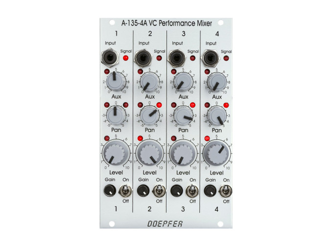 Doepfer A-135-4A/B VC Performance Mixer (A+B) - Perfect Circuit