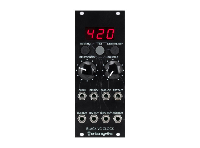 ブランド公式通販サイト Synths Erica Black Circuit Perfect - 10HP - V2 Clock VC 鍵盤楽器