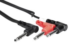 Hosa STP-201RR 1/4" TRS Insert Cable - 1M