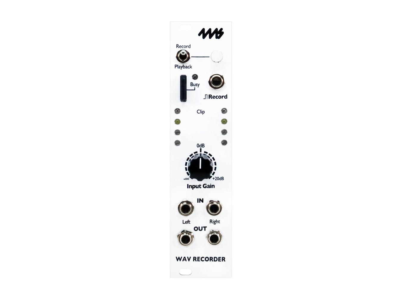4ms WAV Recorder ユーロラック モジュラーシンセ 4MS WAV Recorder