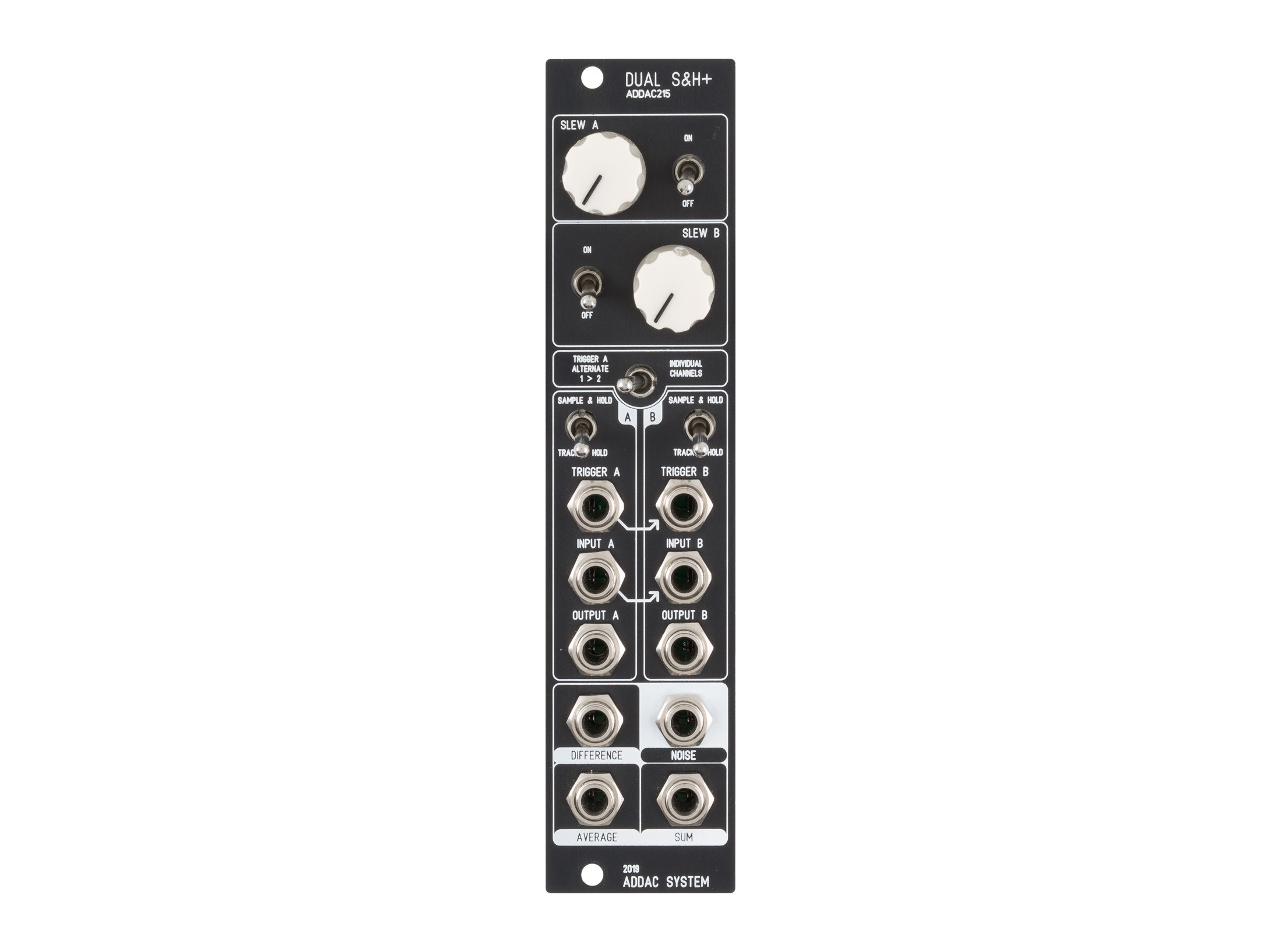 ADDAC System 215 Dual S&H+ (Black)