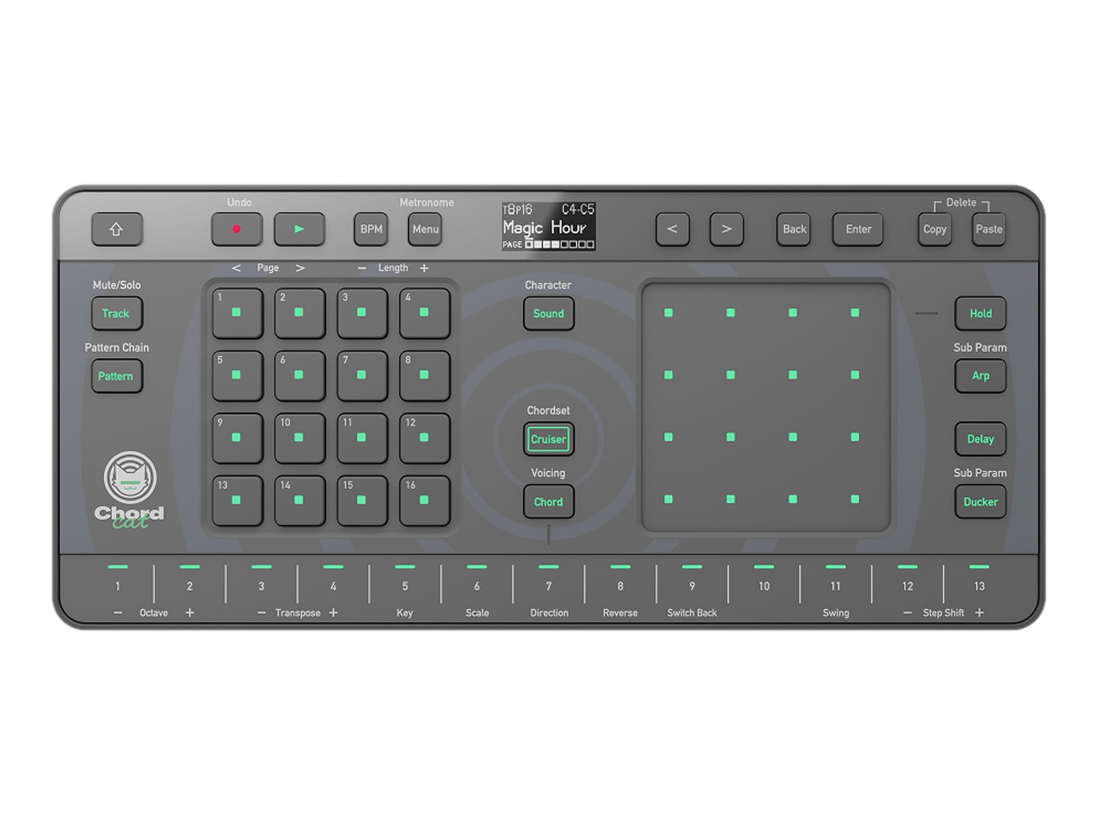 DTM・DAW AlphaTheta Chordcat AlphaTheta Chordcat Eight-Track Groovebox