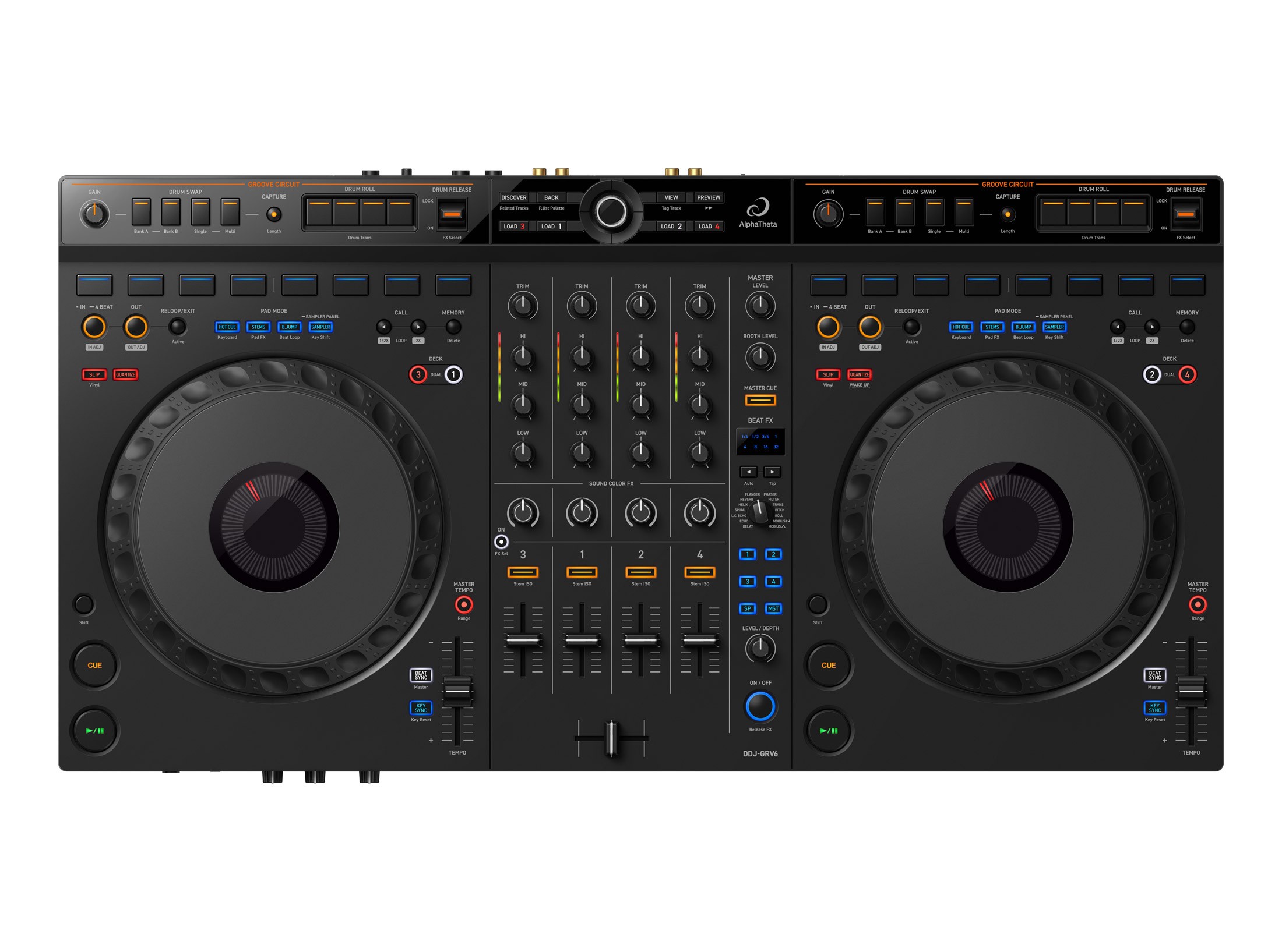 新品未開封 AlphaTheta(アルファシータ) / DDJ-GRV6 AlphaTheta DDJ-GRV6 DJ Controller