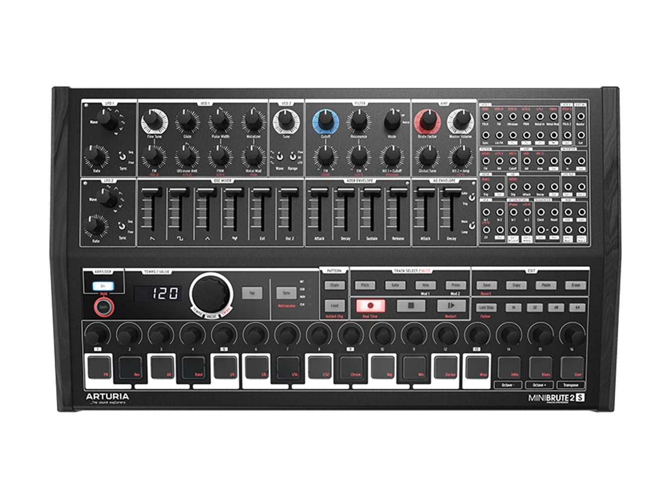 Arturia Minibrute 2S Noir Analog Synthesizer