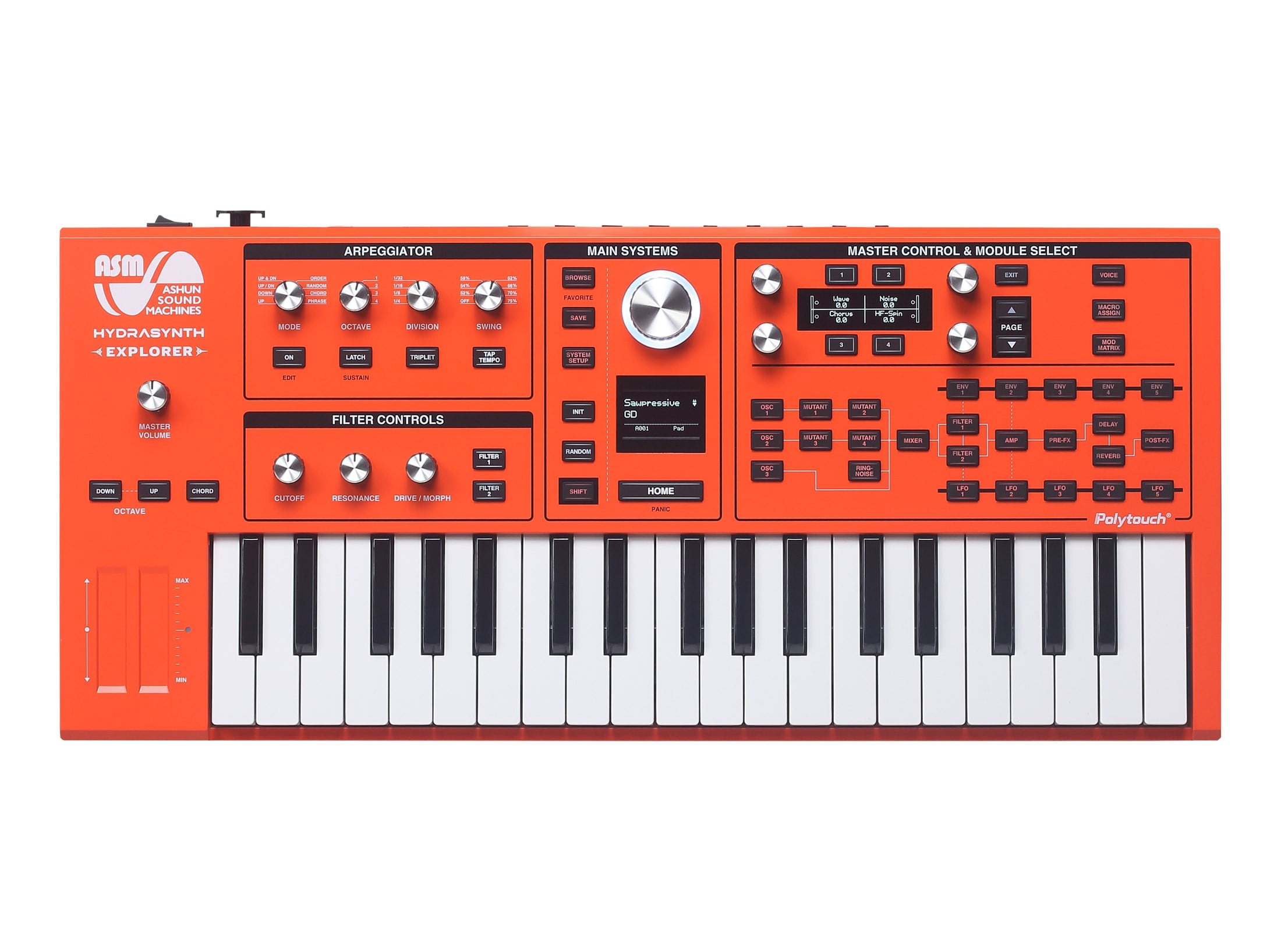 HYDRASYNTH EXPLORER デジタルシンセサイザー ASM Hydrasynth Explorer (888 Units Edition)