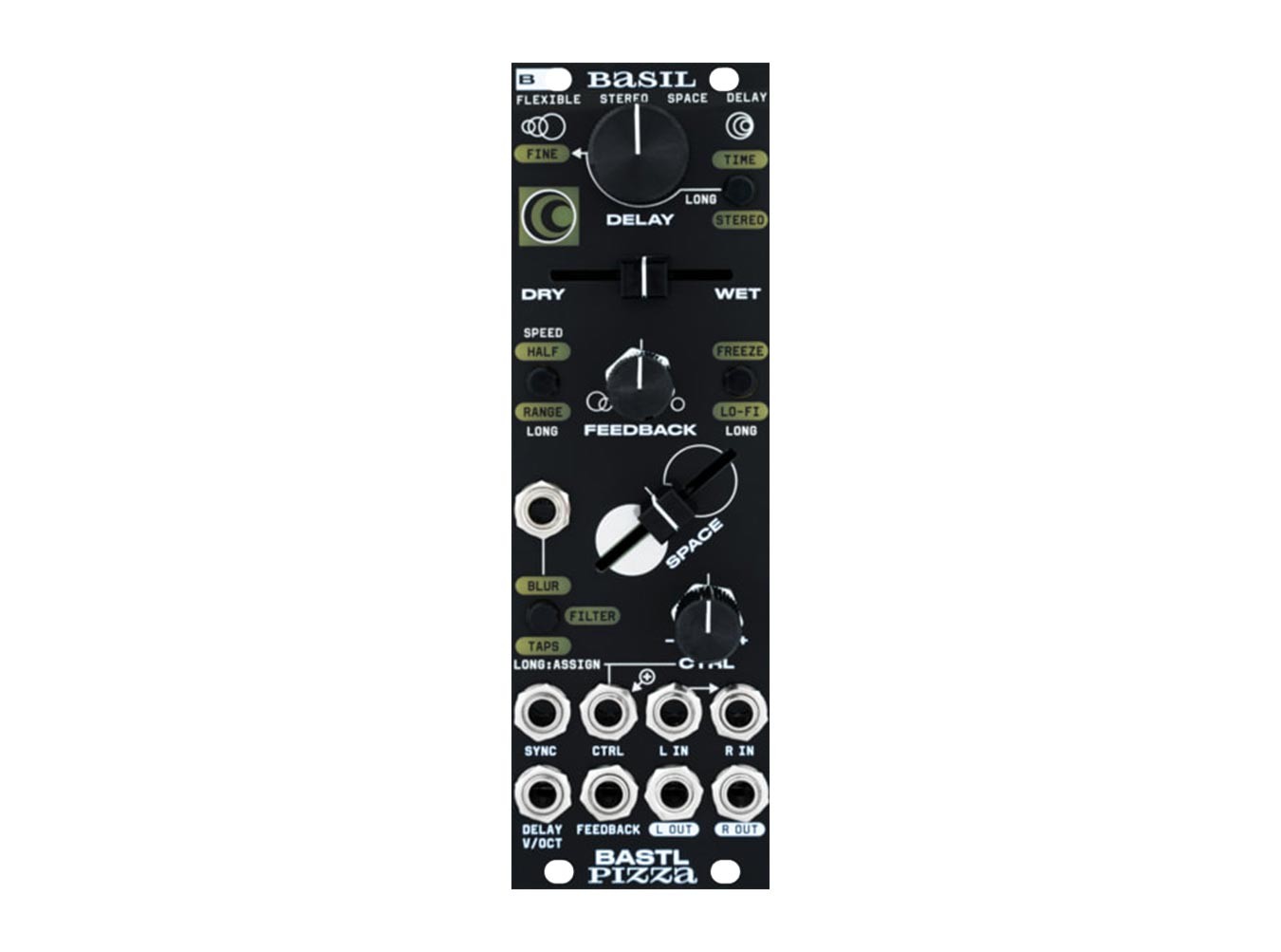 BASTL Basil Flexible Stereo Space Delay