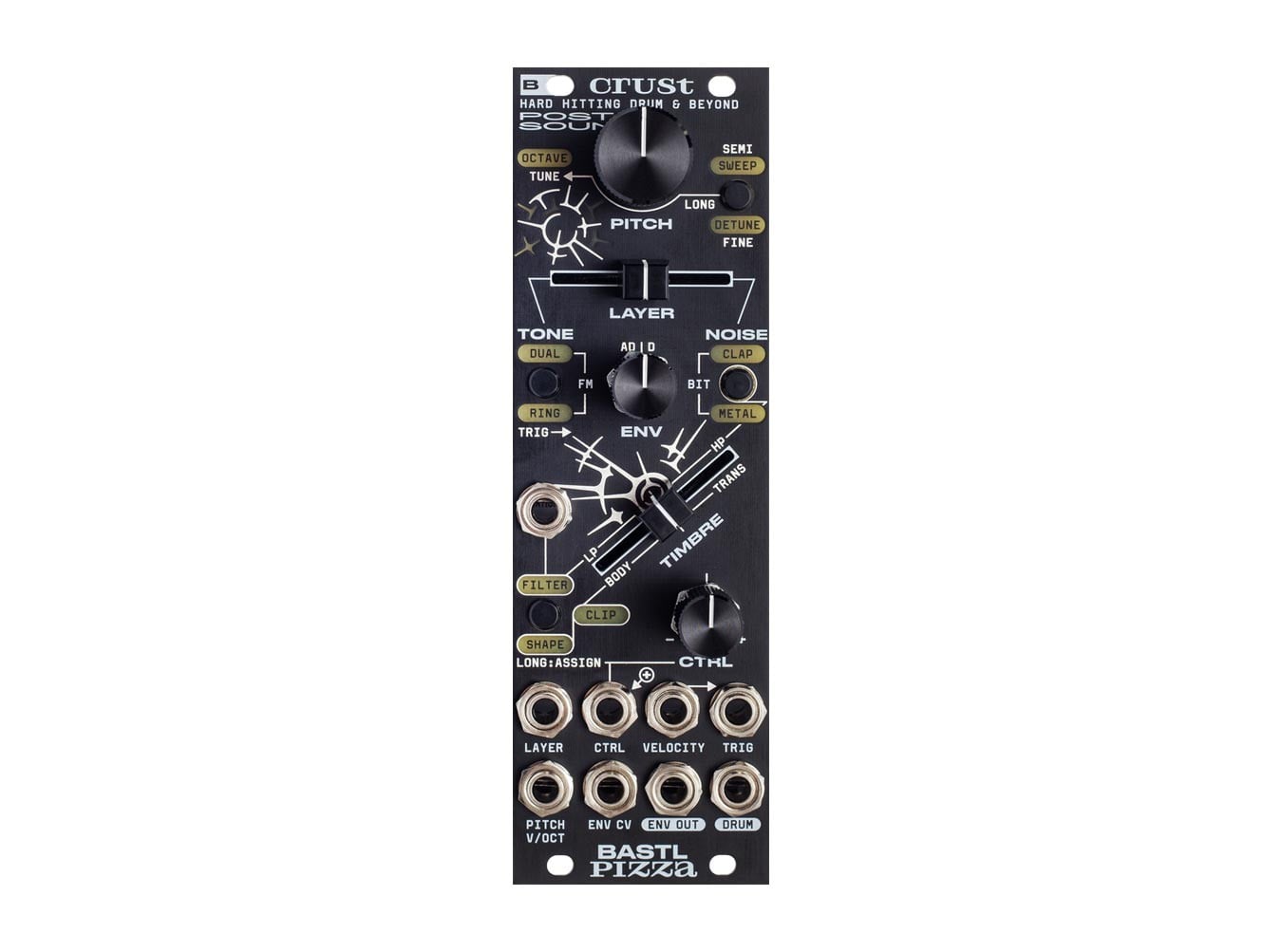 Bastl Instruments Crust モジュラーシンセ BASTL Instruments Pizza Crust Drum Voice