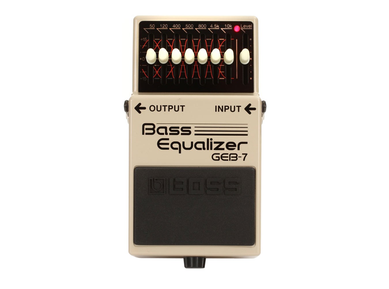 【状態良好】BOSS Bass Equalizer GEB-7 Boss GEB-7 7-Band Graphic Bass Equalizer Pedal