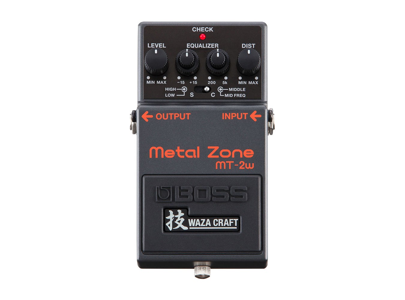 美品 BOSS MT-2w l Zone 技 WAZA CRAFT Boss MT-2W Waza Craft Metal Zone Distortion