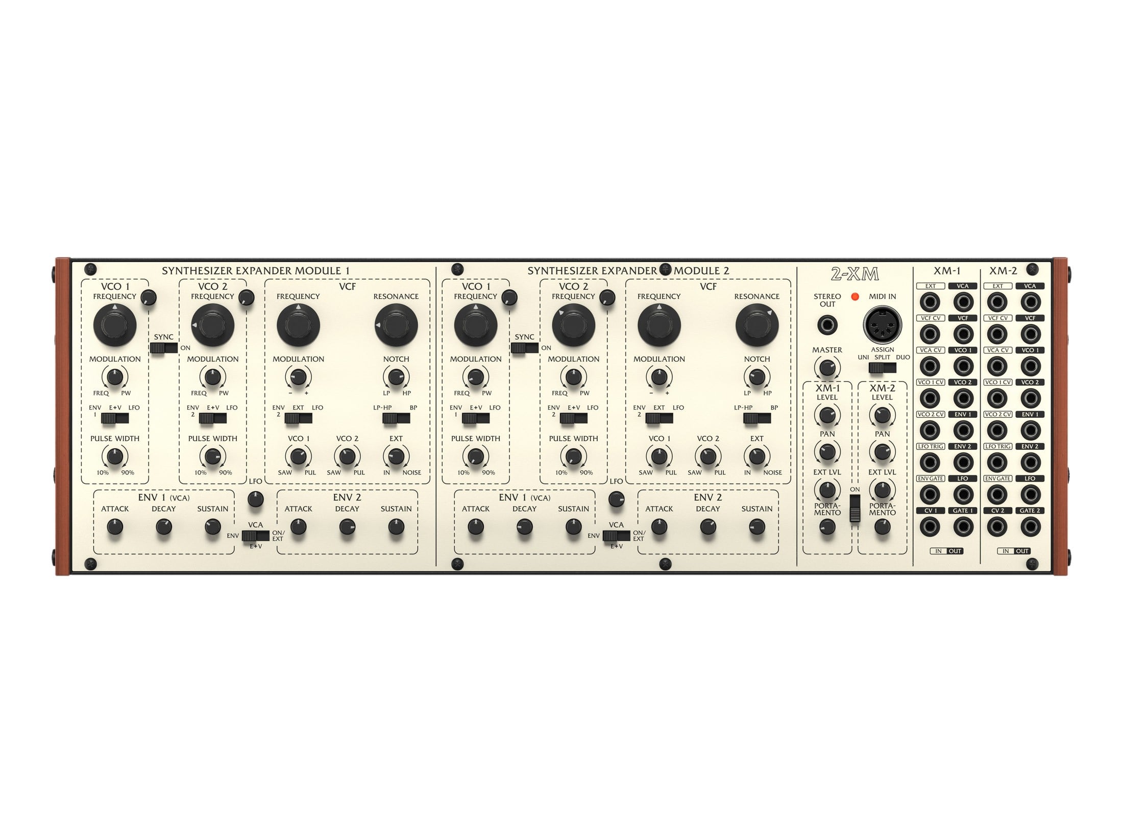 Behringer 2-XM モジュラーシンセ　ユーロラック　dtm daw Behringer 2-XM Duophonic Analog Synthesizer