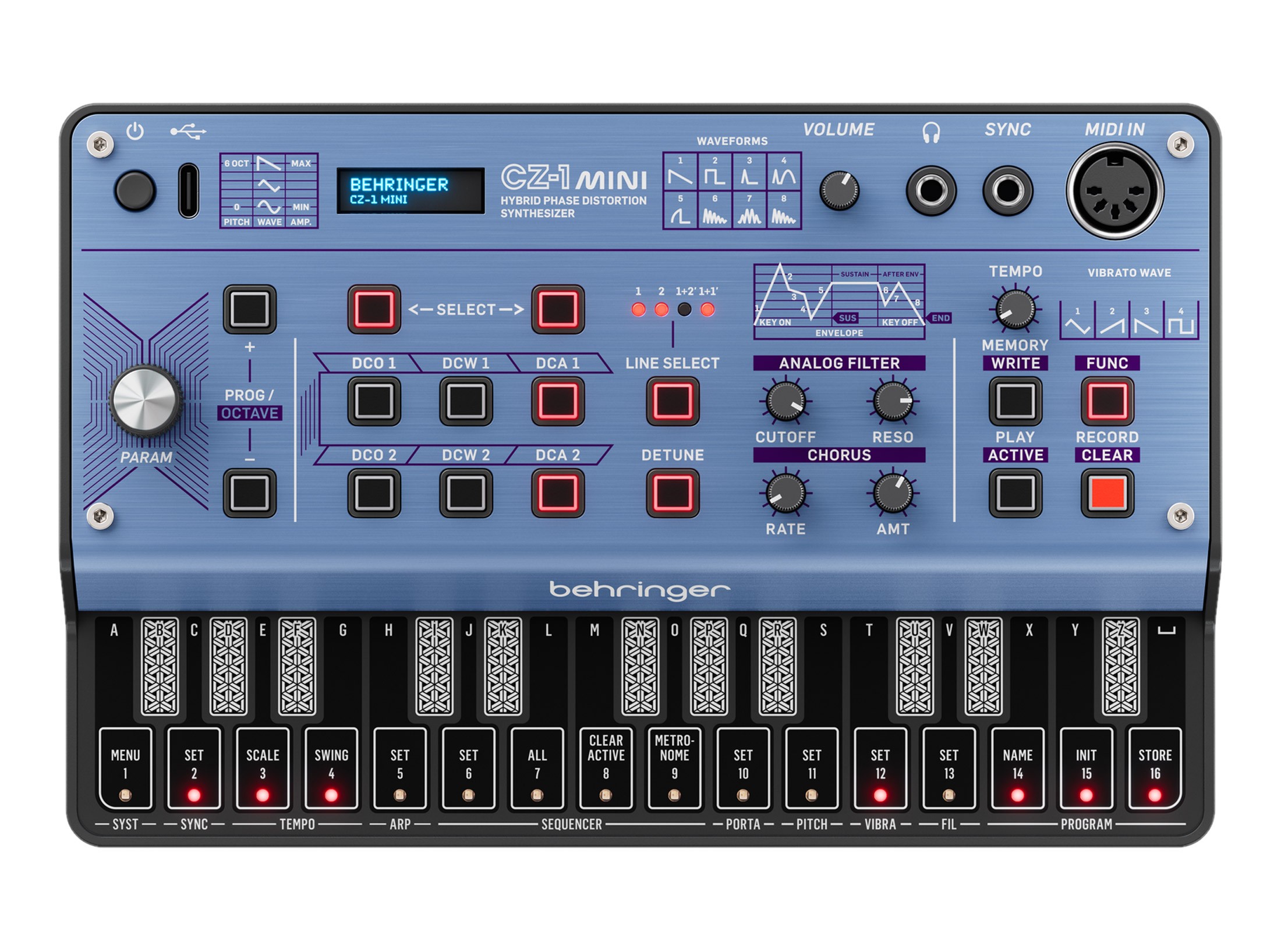 Behringer CZ-1 Mini ハイブリッドシンセサイザー Behringer CZ-1 Mini